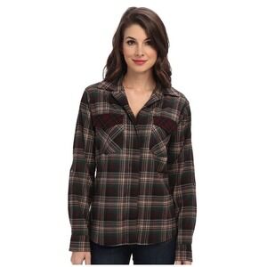 Sam Edelman Plaid Button Front Shirt Size‎ Small Soft Flannel Fall/Winter Jacket